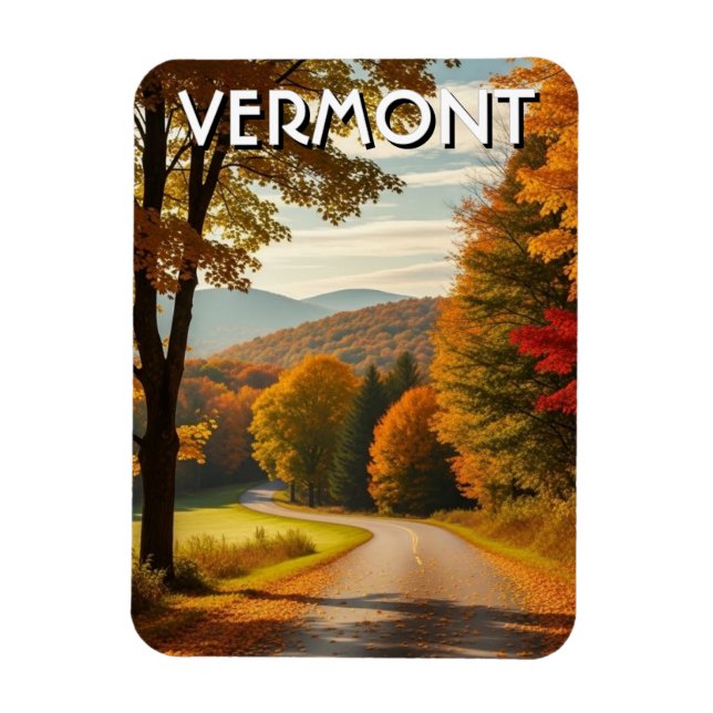 Íman Viagem ao Vermont (Vertical)