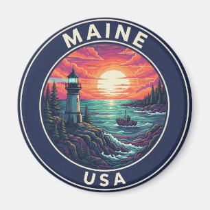 Íman Viagem aos Faróis do Maine
