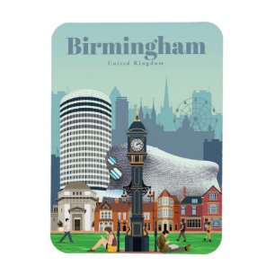 Íman Viagem Art Viagem Para Birmingham