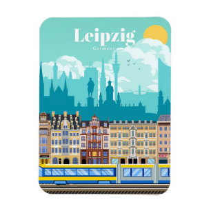 Íman Viagem Art Viagem Para Leipzig Alemanha
