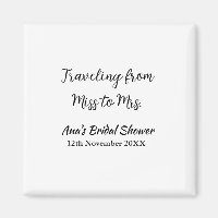 Viagem chá de noiva adicionar nome data para a Sra