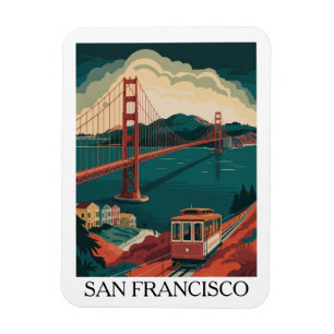 Íman Viagem Clássica Ponte Golden Gate São Francisco