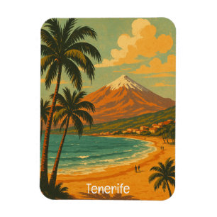 Íman Viagem Clássica Tenerife Ilha Canária Monte Teide