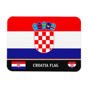 Íman viagem Croata Flag & Croácia, feriado /Sports