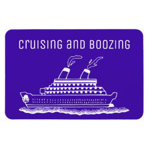 Íman Viagem Crusing e emborrachar-se do navio de