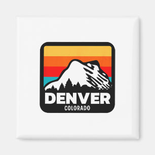 Íman Viagem da Família Snowboard de Denver Colorado Ski