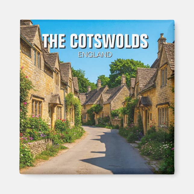 Íman Viagem da Inglaterra de Cotswolds (Frente)