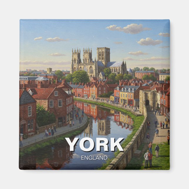 Íman Viagem da Inglaterra de York (Frente)