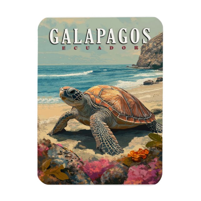 Íman Viagem da Tortura Gigante das Ilhas Galápagos (Vertical)
