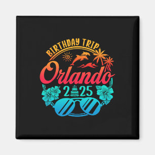 Íman Viagem de aniversário de Orlando 2025 Cruzeiro Fér