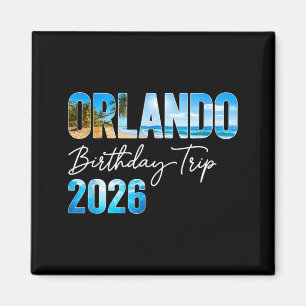 Íman Viagem de Aniversário para Orlando 2026 Família Co