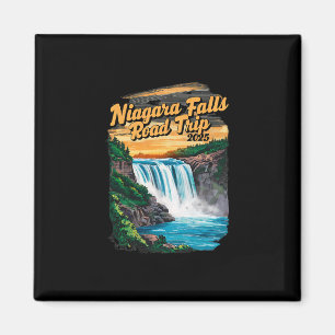 Íman Viagem de carro para Niagara Falls 2025 Lembrança