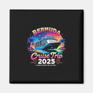 Íman Viagem de Cruzeiro Bermudas 2025 Presente de Féria