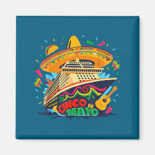 Íman viagem de cruzeiro cinco de maio mexicano