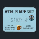 Íman Viagem de Cruzeiros só para Garotos<br><div class="desc">Este design foi criado através de arte digital. Ele pode ser personalizado na área fornecida ou personalizado escolhendo a opção "clique para personalizar ainda mais" e alterando o nome, iniciais ou palavras. Você também pode alterar a cor e o estilo do texto ou excluir o texto para um design apenas...</div>