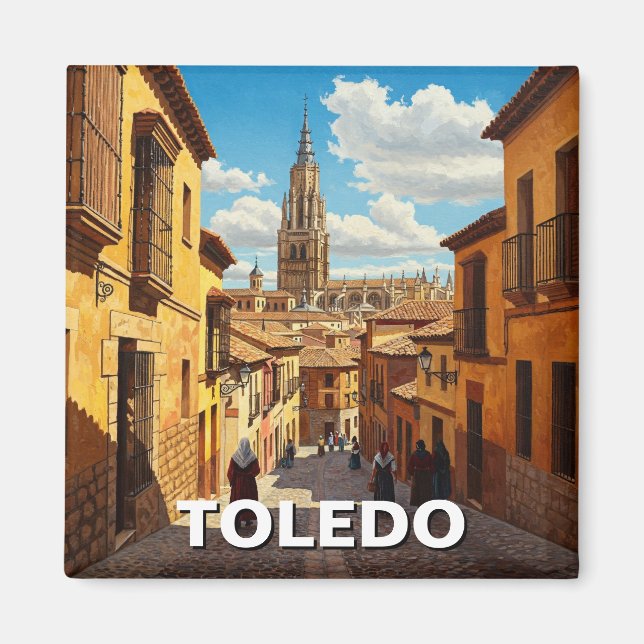 Íman Viagem de Espanha Toledo (Frente)