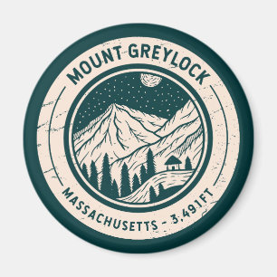 Íman Viagem de Esqui de Montagem Greylock Massachusetts