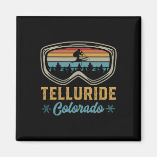 Íman Viagem de Esqui para Telluride Colorado Estilo 70s