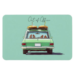 Íman Viagem de Estrada no Surf Wagon – Carro de Praia R