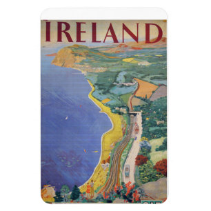Íman Viagem de Férias Irlandesa pela CIE vintage anos 1