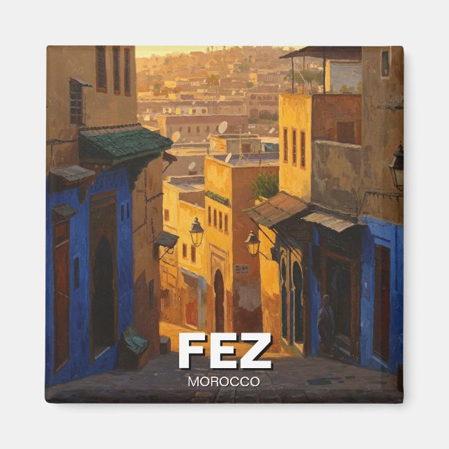 Íman Viagem de Fez Marrocos (Frente)