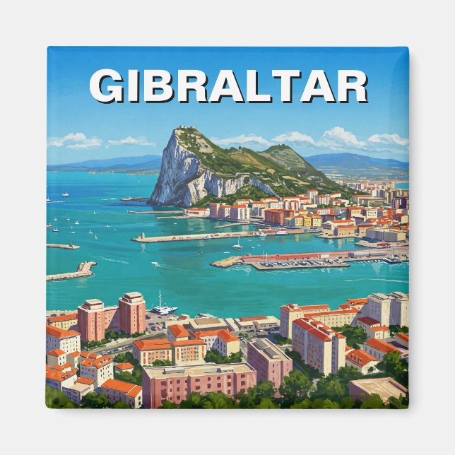 Íman Viagem de Gibraltar (Frente)