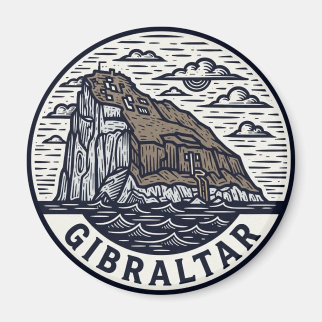 Íman Viagem de Gibraltar (Frente)
