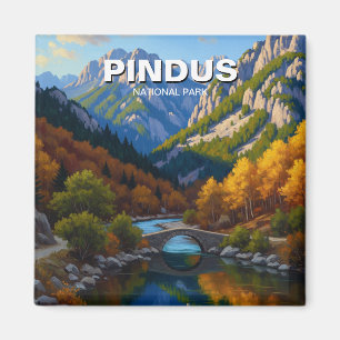 Íman Viagem de Grécia do Parque Nacional dos Pindus
