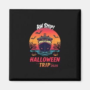 Íman Viagem de Halloween da Família Aw Ship 2025 Cruzei