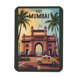 Íman Viagem de Ilustração do Gateway da Índia em Bombai