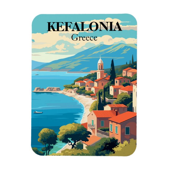 Íman Viagem de Kefalonia Magnet (Vertical)