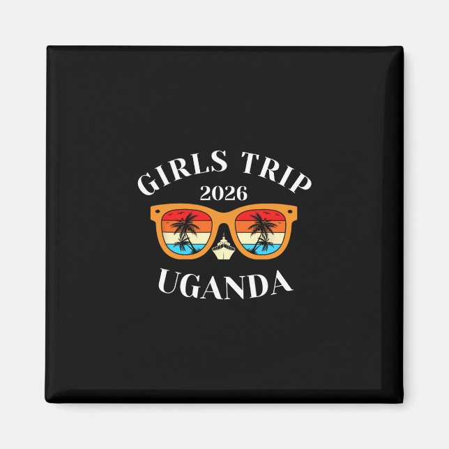 Íman Viagem de Meninas 2026 Uganda Férias de Primavera  (Frente)