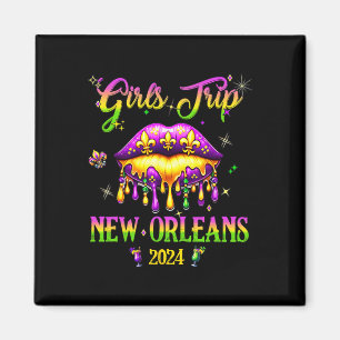 Íman Viagem de Nova Orleans para raparigas 2024 Mardi G
