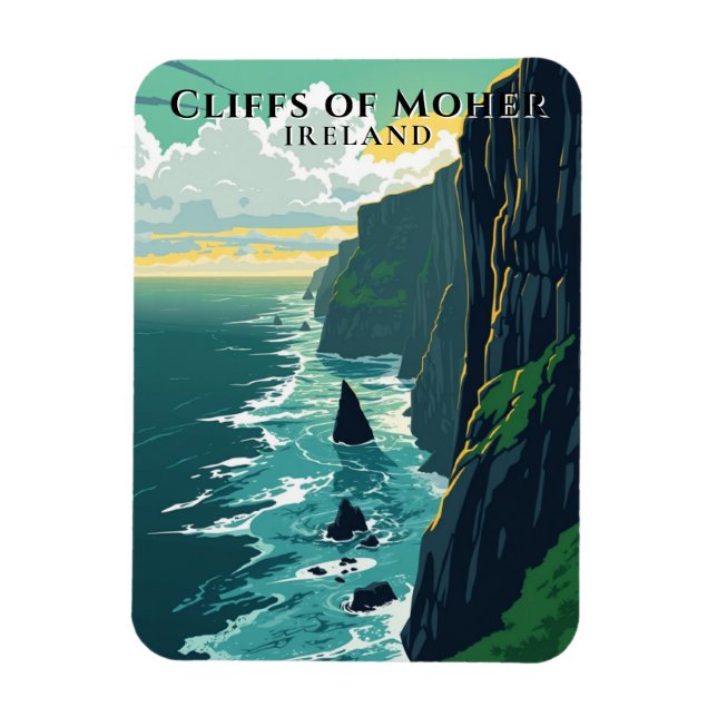 Íman Viagem de Paisagem da Irlanda-Mãe (Vertical)