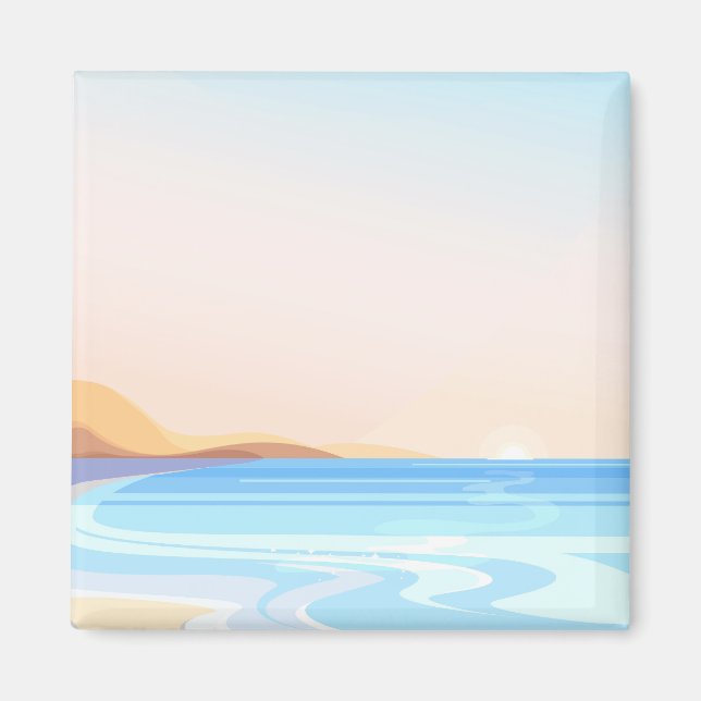 Íman Viagem de praia (Frente)