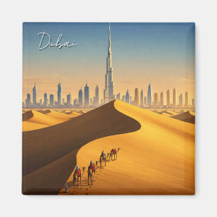 Íman Viagem do Deserto de Dubai Skyline