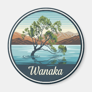Íman Viagem do Lago Wanaka Tree Nova Zelândia