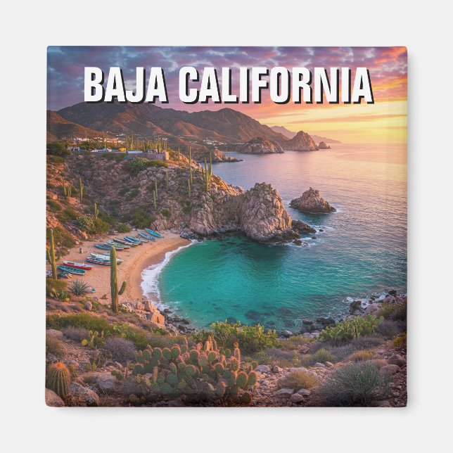 Íman Viagem do México Baja California (Frente)