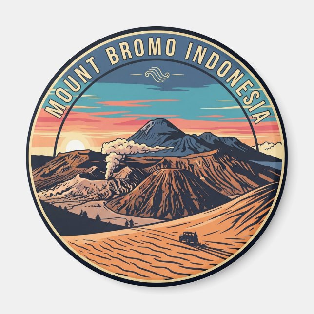 Íman Viagem do Monte Bromo Indonésia (Frente)