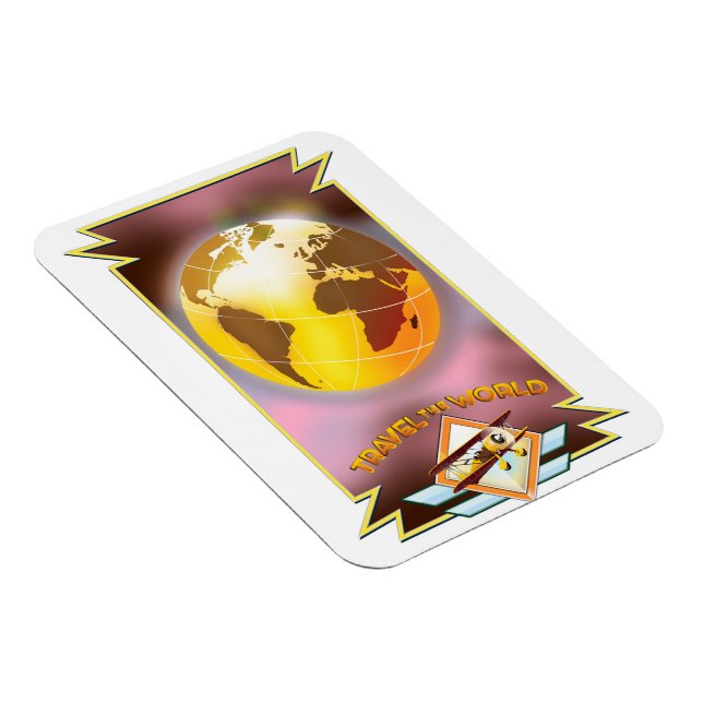 Íman Viagem do Mundo do Ouro (Lado Direito)