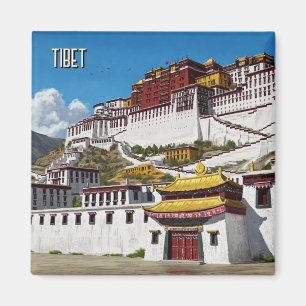 Íman Viagem do Palácio de Potola do Tibete Lhasa
