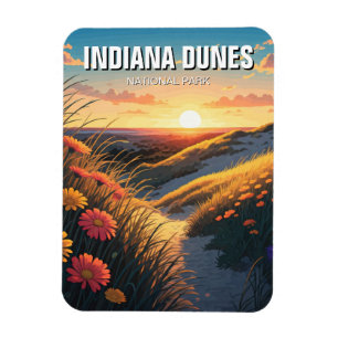 Íman Viagem do Parque Nacional Indiana Dunes