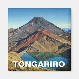 Íman Viagem do Parque Nacional Tongariro Nova Zelândia
