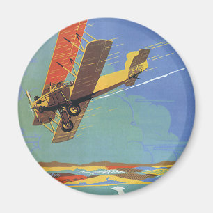 Íman Viagem e Transporte Antigos Avião Antigo