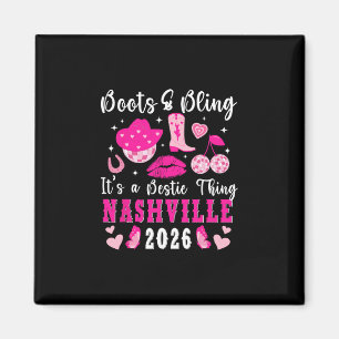 Íman Viagem Engraçada das Melhores Amigas em Nashville 