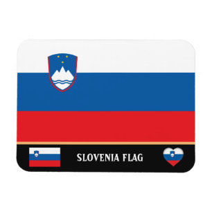 Íman viagem esloveno Flag & Eslovênia, feriado /Sports