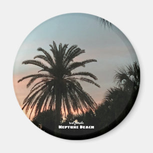 Íman Viagem Flórida - Palm Sunset de Netuno Beach