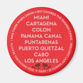 Íman Viagem inaugural do Canal do Panamá