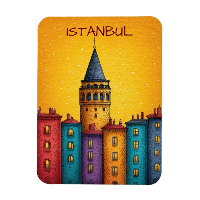 Íman Viagem Istambul Turquia (Vertical)