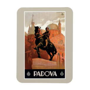 Íman Viagem italiano de Pádua Padua do vintage